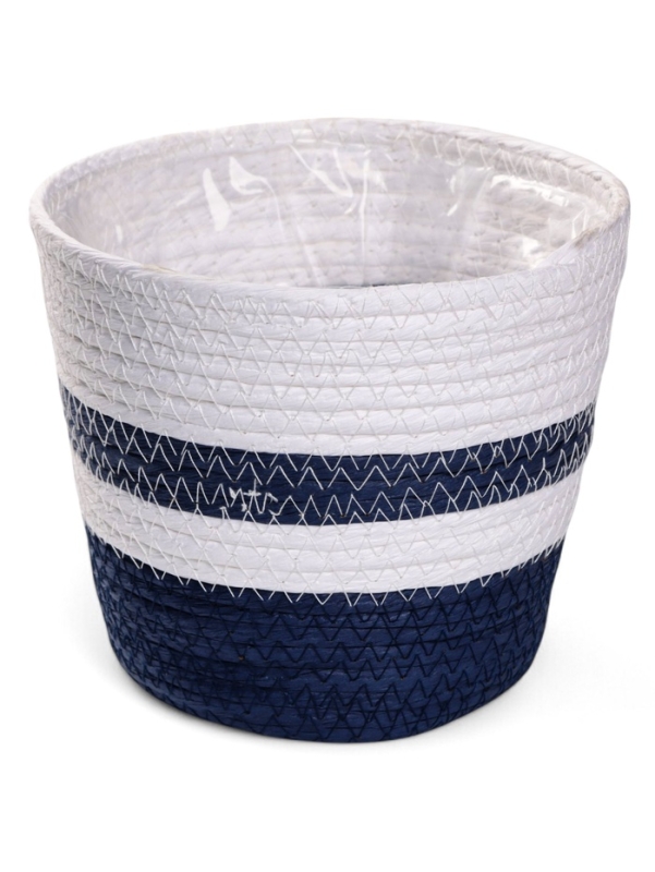 Кашпо "Элин" синее, 20х20х16см