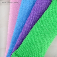 Мочалка для тела Доляна &laquo;Банная&raquo;, длинная, 13&times;42 см, МИКС