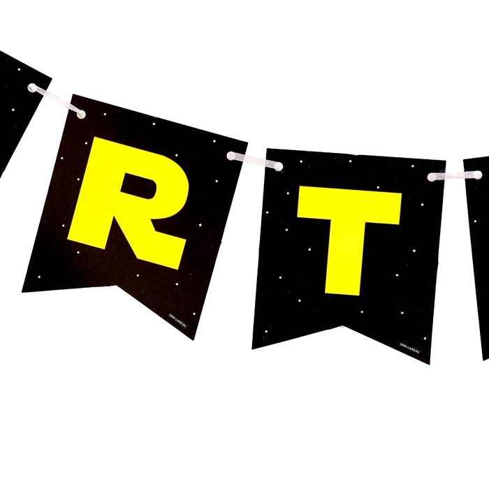 Гирлянда бумажная на ленте «STAR BOY» Гирлянда бумажная на ленте «STAR BOY»