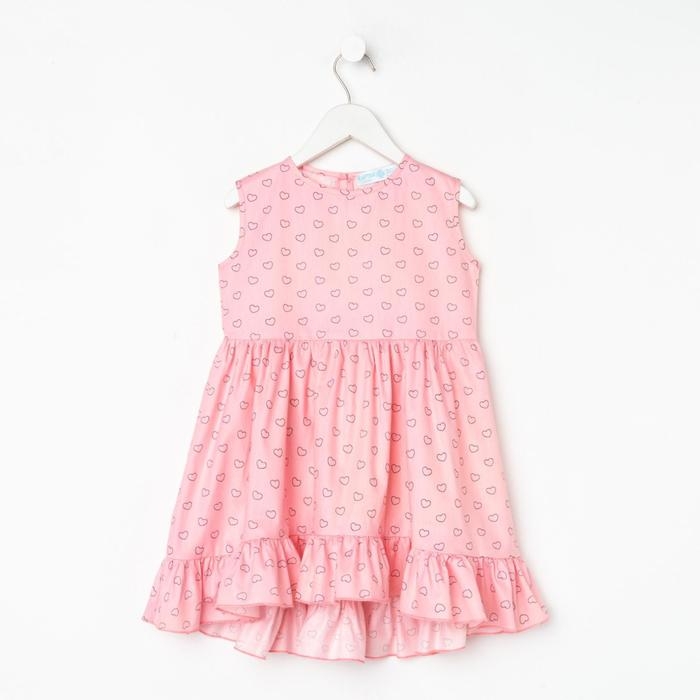 Платье детское KAFTAN «Сердечки» р. 98-104 Платье детское KAFTAN «Сердечки» р. 98-104