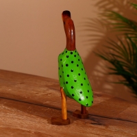 Сувенир "Утка в горошек" дерево 25 см Сувенир "Утка в горошек" дерево 25 см