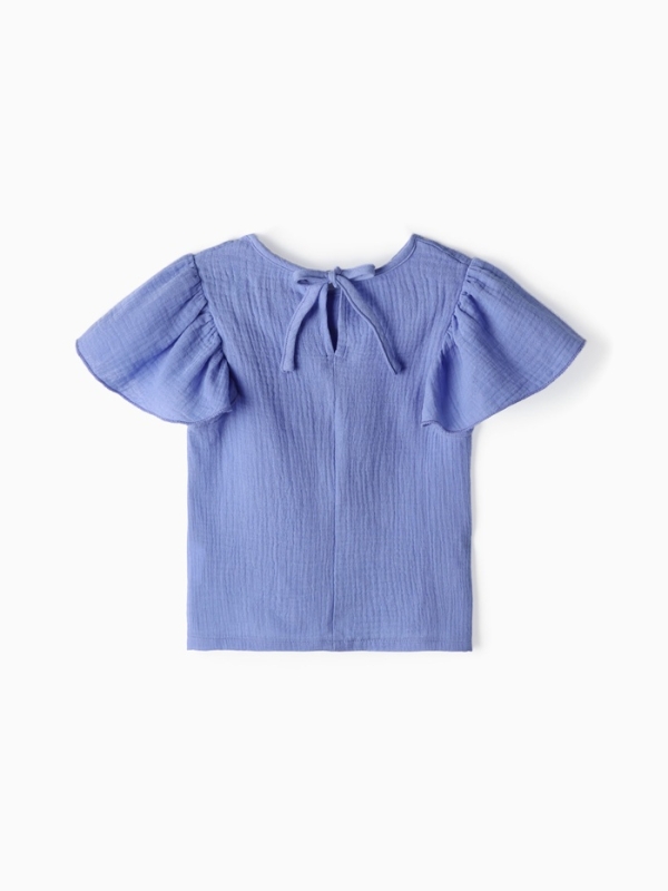 Топ из муслина для девочки KAFTAN рост 116, фиолетовый