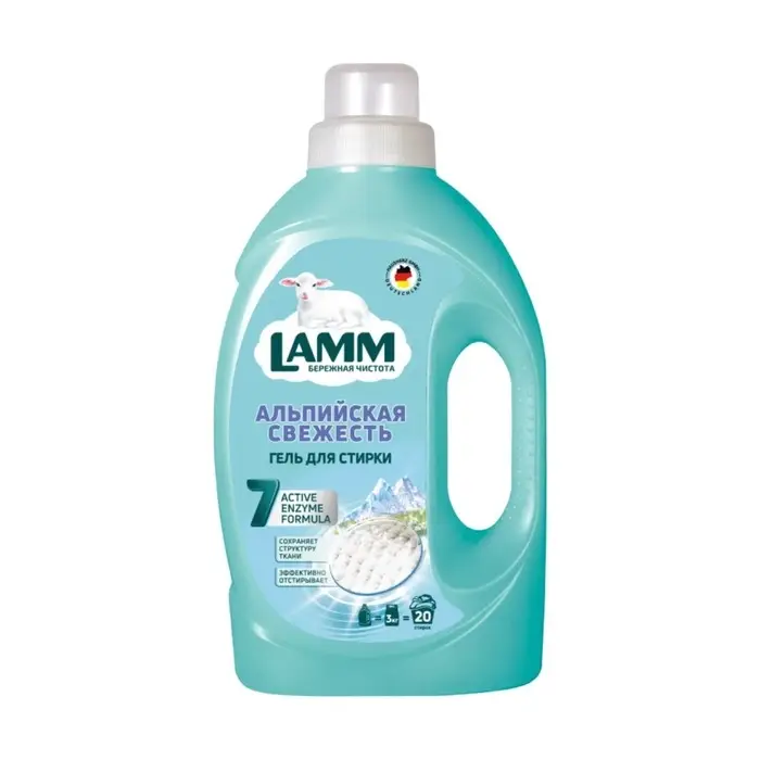 Гель для стирки Lamm &laquo;Альпийская свежесть&raquo;, 1.3 кг