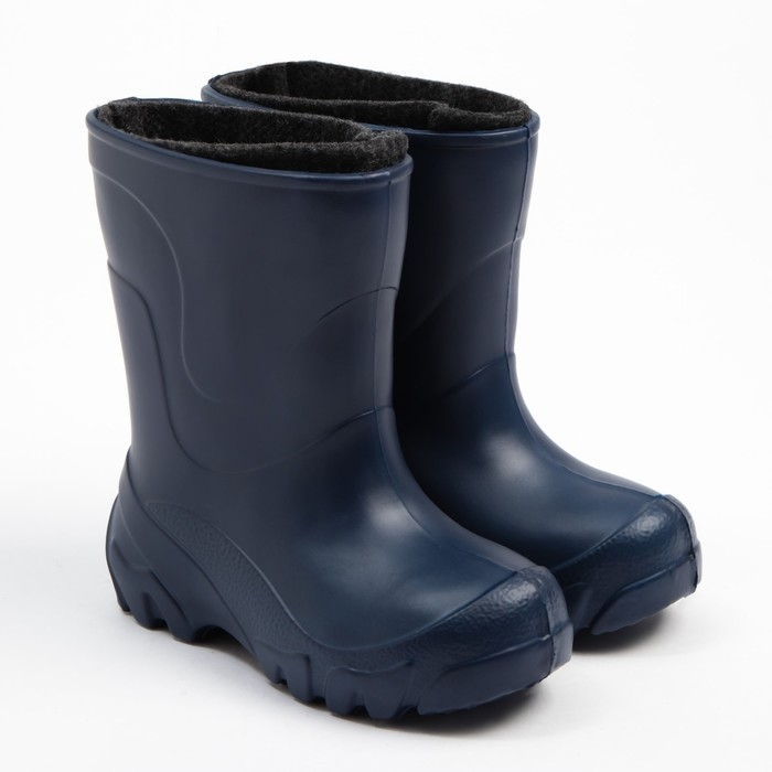 Сапоги детские утеплённые, цвет синий, размер 28-29