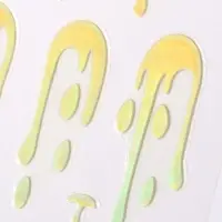 Наклейки для ногтей &laquo;Мороженое&raquo;, голографические, белые