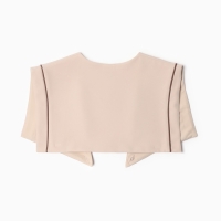 Пиджак женский с накидкой MINAKU: Casual Collection  цвет коричневый, р-р 50