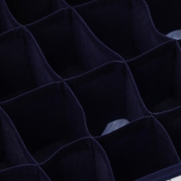 Органайзер для хранения белья Доляна &laquo;Мармелад&raquo;, 24 ячейки, 30&times;30&times;10 см, цвет белый