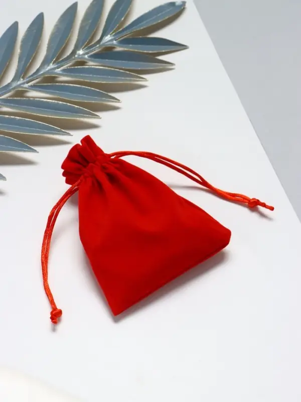 Мешочек бархатный &laquo;Классика&raquo; 9&times;12, красный