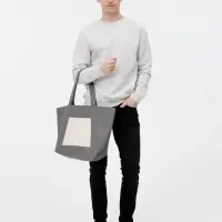 Шопер Shophop, серый с неокрашенным