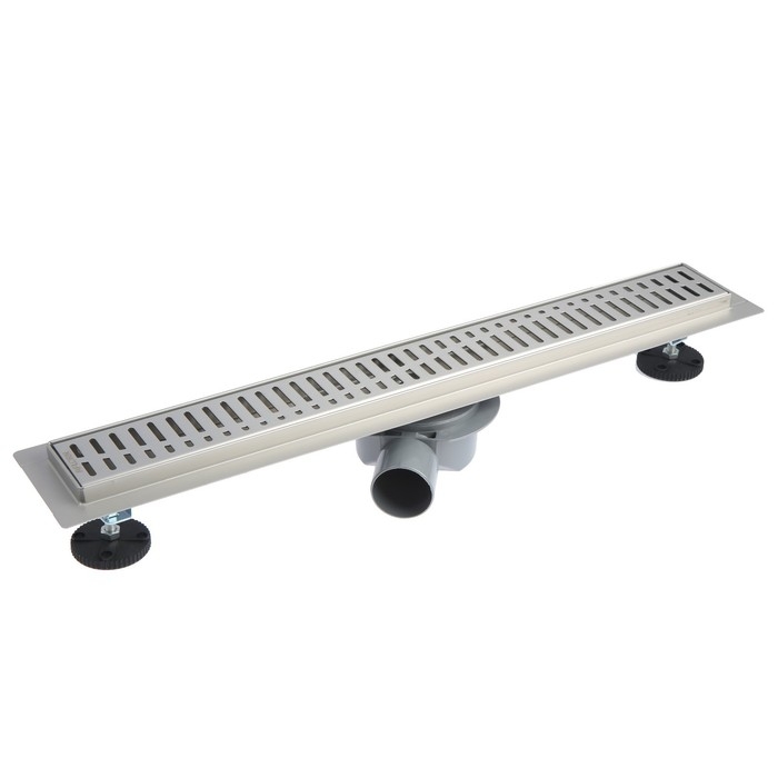 Трап линейный AFLORN AF20107-60, 600х70 мм, c флaнцeм своб. вращения 360°, нерж. сталь Трап линейный AFLORN AF20107-60, 600х70 мм, c флaнцeм своб. вращения 360°, нерж. сталь