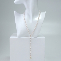 Кулон с жемчугом &laquo;Капля&raquo; цвет золото, 40см