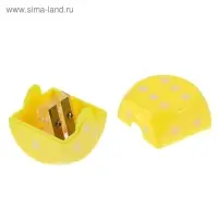 Точилка с контейнером &laquo;Кость игральная&raquo;, двойная, корпус МИКС