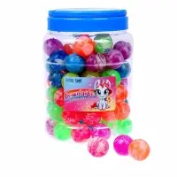 Мяч каучуковый, попрыгунчик &laquo;Волшебство в твоих руках&raquo;, в банке, 80 шт,цвета МИКС