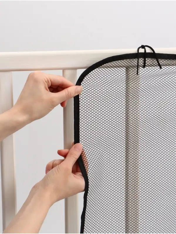 Защитная сетка ограждение для лестницы, 3 метра, цвет черный, Крошка Я