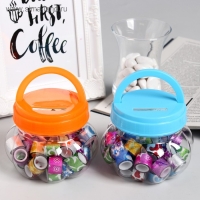 Клейкая лента пластик в банке "Блеск" (набор 40 шт) цвета МИКС 1,2 смх1 м 7,5х8,5х8,5 см Клейкая лента пластик в банке "Блеск" (набор 40 шт) цвета МИКС 1,2 смх1 м 7,5х8,5х8,5 см