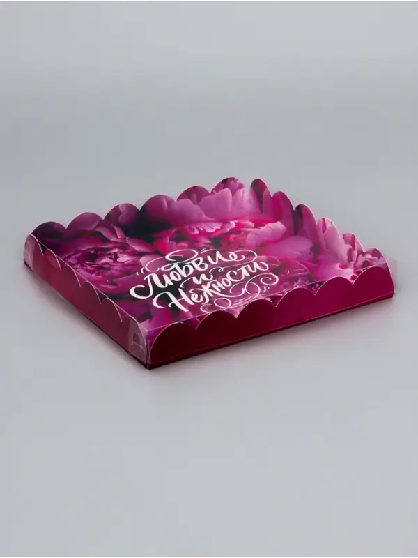 Коробка для печенья, &laquo;Комплимент&raquo;, 21&times;21&times;3 см