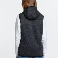 Жилет с капюшоном унисекс Gotland, черный, размер XL