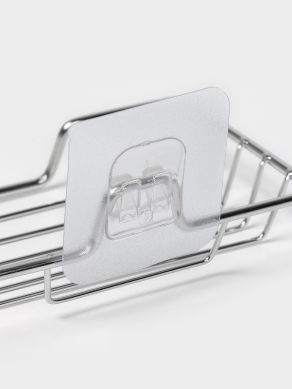 Мыльница настенная, цвет хром