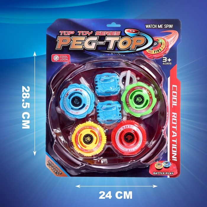 Набор волчков &laquo;Титан&raquo;, с устройством запуска