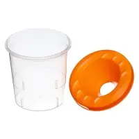 Стакан - непроливайка для рисования Calligrata, 210 мл, розовый, МИКС