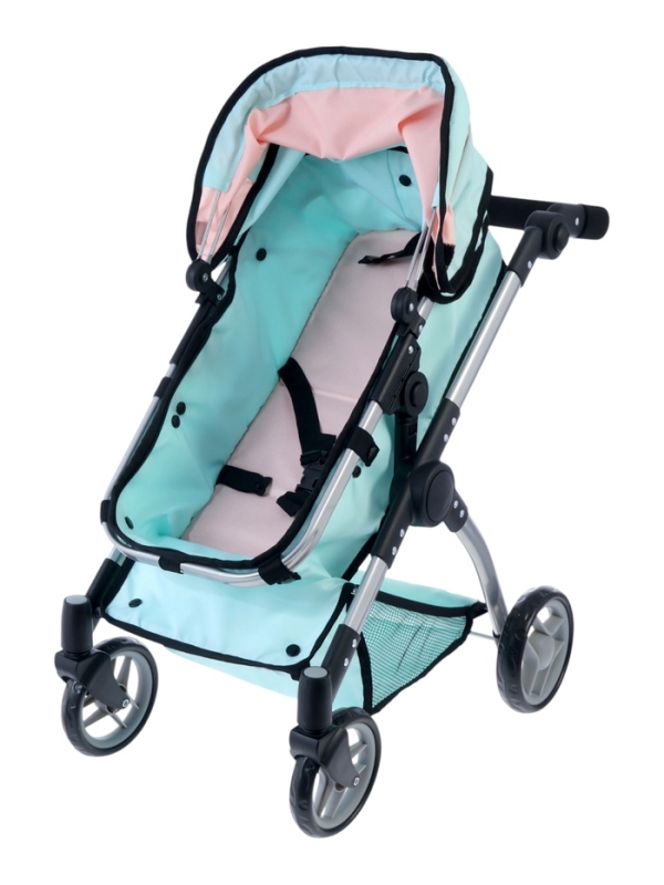 Коляска для кукол универсальная &laquo;Нежность&raquo;, с корзиной, металлический каркас