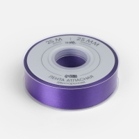 Лента атласная двухсторонняя №0470 25мм*25&plusmn;1м фиолетовый TR