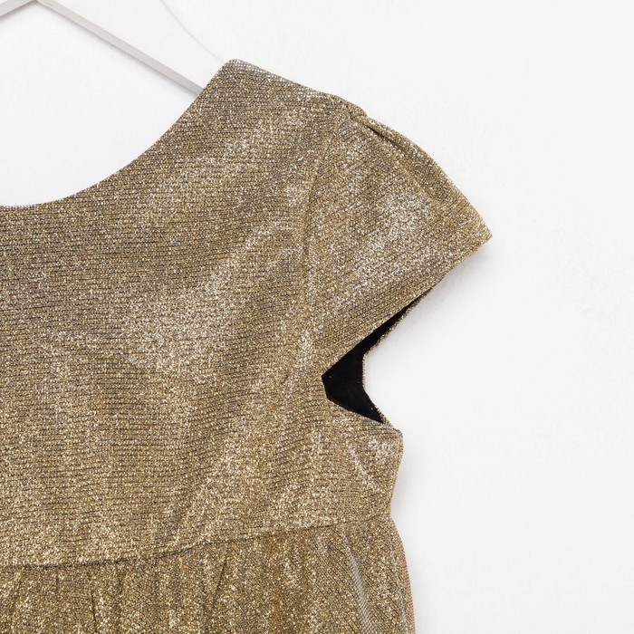 Платье нарядное детское KAFTAN, р. 34 (122-128 см), золотистый Платье нарядное детское KAFTAN, р. 34 (122-128 см), золотистый