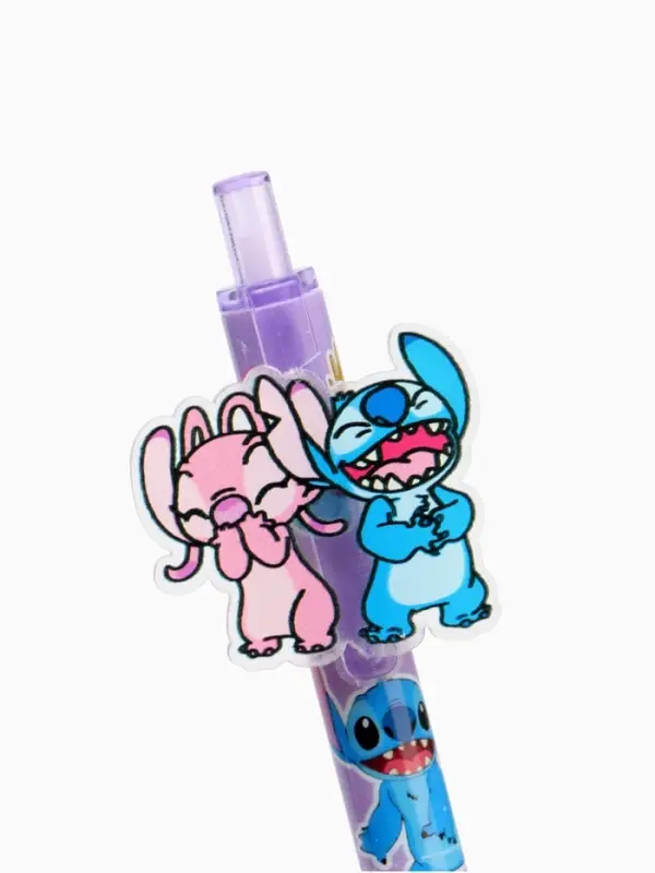 Ручка автоматическая "Стич", МИКС ,синяя паста 0.5 мм