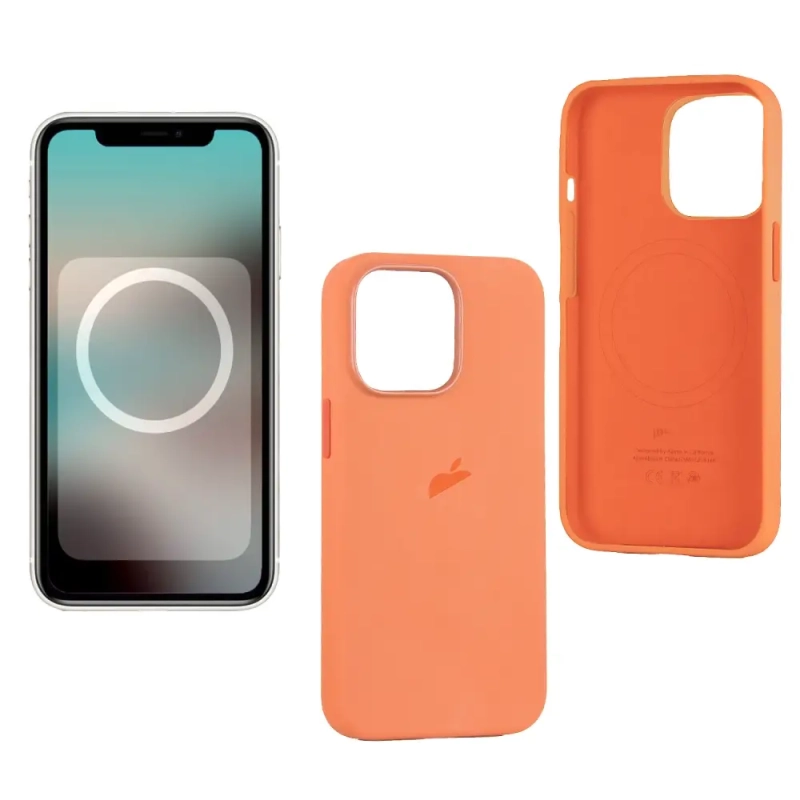 Чехол iPh 13 Pro Silicon Case 100% ORG Mari Gold