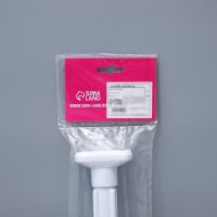 Карниз для ванной Доляна, телескопический, d=3.5 см, 90-160 см, усиленный, серый