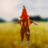 Огородное пугало &laquo;Тыква&raquo;, h = 100 см, МИКС. Greengo