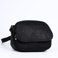 Сумка кросс-боди Vita на молнии, цвет чёрный