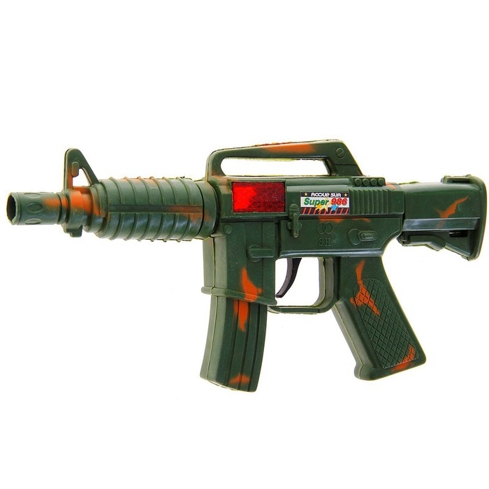 Автомат-трещотка &laquo;Защитник&raquo;, цвета МИКС