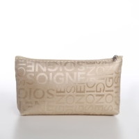Косметичка на молнии, цвет бежевый Косметичка на молнии, цвет бежевый