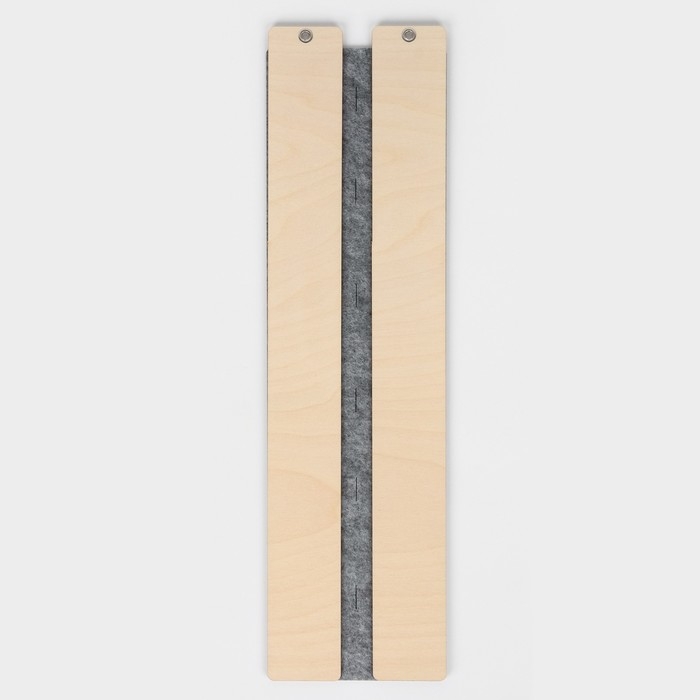 Когтеточка настенная двойная, 55 х 15 см, серая