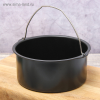 Котелок &laquo;Жаклин&raquo;, 1,2 л, антипригарное покрытие, цвет чёрный