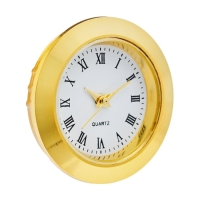 Циферблат для наручных часов, d-2.5 см, LQ377А, дискретный ход, золото