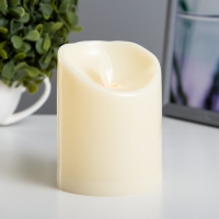 Ночник пластик "Большая свеча" от батареек 3ААА 7,5х7,5х10 см RISALUX Ночник пластик "Большая свеча" от батареек 3ААА 7,5х7,5х10 см RISALUX