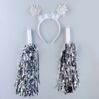 Новогодний карнавальный набор &laquo;Снежинка 1&raquo; (ободок+ помпоны), на новый год