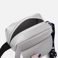 Сумка детская на длинном ремне, наружный карман, цвет серый Сумка детская на длинном ремне, наружный карман, цвет серый