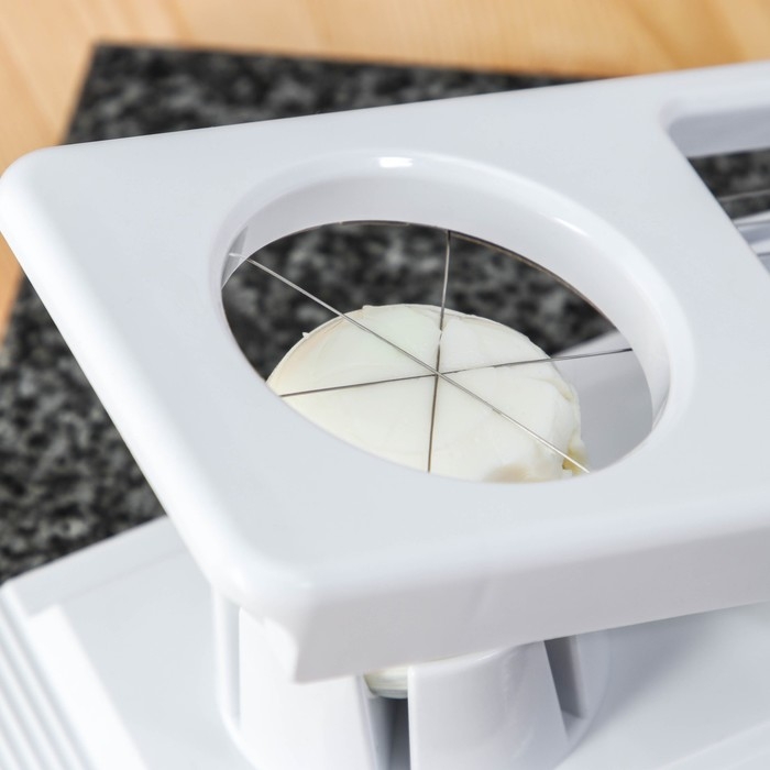 Яйцерезка Magistro Vegan pro, 2 режима, 21&times;8,5&times;5 см, цвет белый