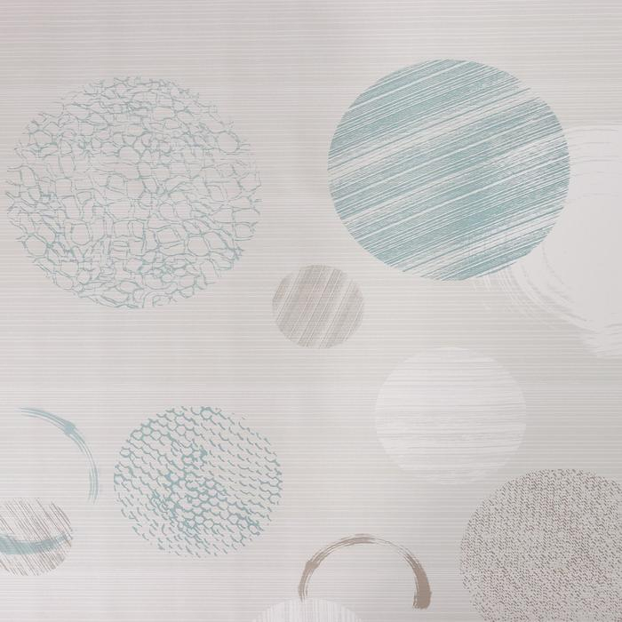 Клеёнка на стол Доляна &laquo;Торри&raquo;, на тканевой основе, рулон 20 метров, ширина 137 см, общая толщина 0,22 мм, цвет бежевый