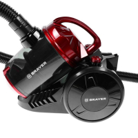 Пылесос BRAYER 4202BR, 2200/420 Вт, 2.5 л, циклон, чёрно-красный Пылесос BRAYER 4202BR, 2200/420 Вт, 2.5 л, циклон, чёрно-красный