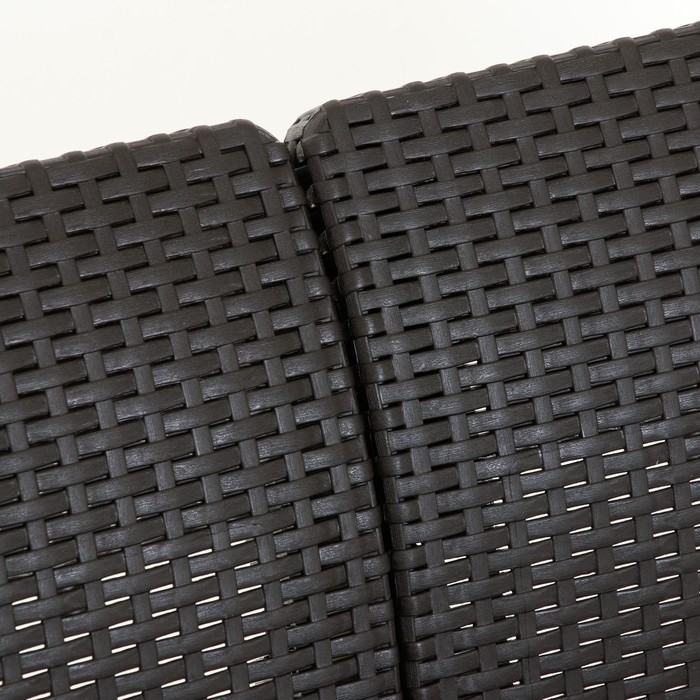 Набор садовой мебели Набор садовой мебели "Ротанг": диван, два кресла, стол квадратный, коричневого цвета