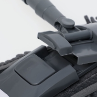 Швабра для мытья пола плоская Доляна, насадка микрофибра букли 42&times;12 см, телескопическая ручка 70(120) см