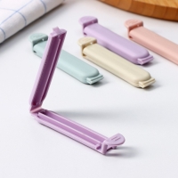 Зажимы для пакетов Доляна &laquo;Базис&raquo;, 5 шт, 7 см, цвет МИКС