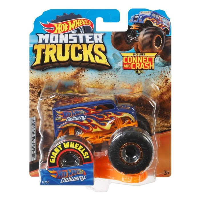 Машина &laquo;Базовый Монстр трак&raquo;, масштаб 1:64, цвета МИКС