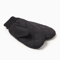 Варежки женские MINAKU, цвет черный, 24 см Варежки женские MINAKU, цвет черный, 24 см