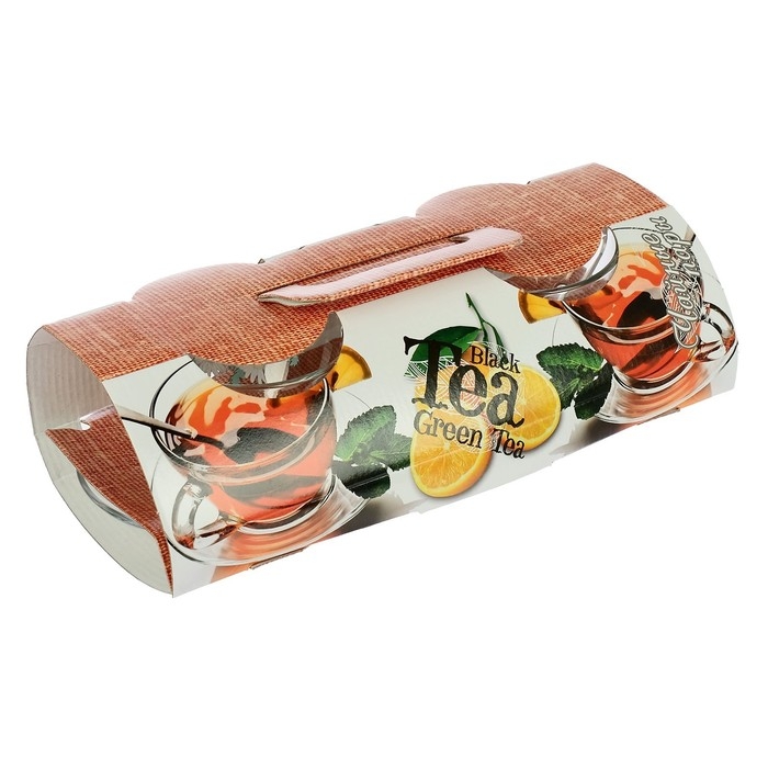 Набор чайный &laquo;Ромашковое поле&raquo;, 200 мл, в чемоданчике