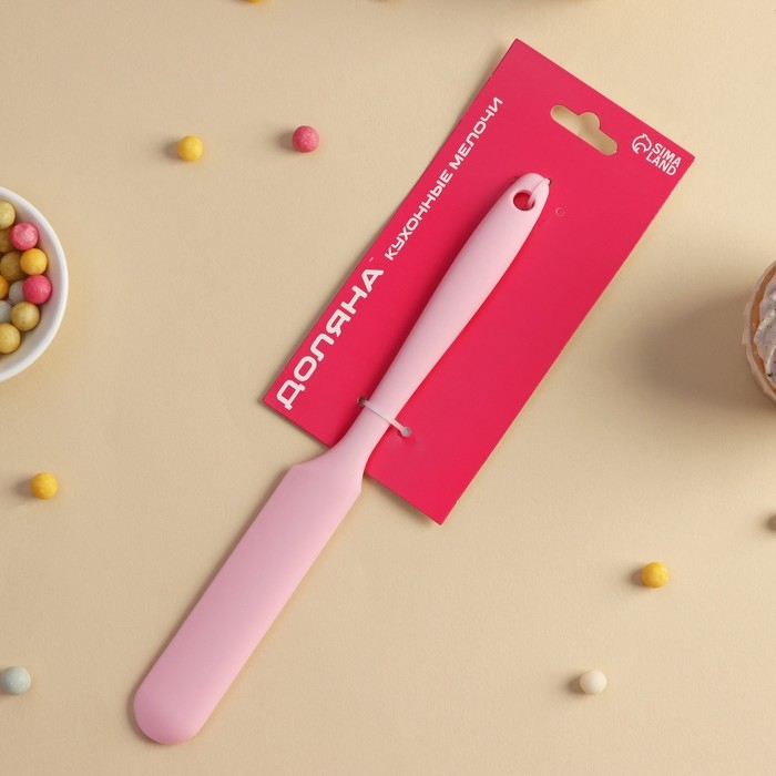 Лопатка - палетка Доляна &laquo;Винфор&raquo;, 24,5 см, цвет розовый